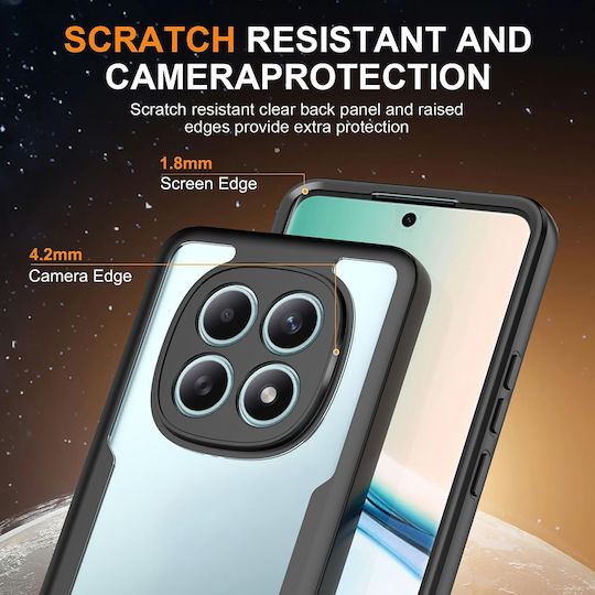 Techsuit Farbverzeichnis 360 Serie + Displayschutz Xiaomi Redmi Note 15 4G Schwarze