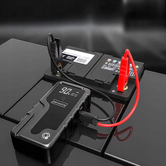 Zenwire CY16 Преносим Стартер за Батерия за Кола и Мотоциклет 6400mAh с Захранваща Банка USB Стъкла 12V