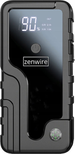 Zenwire CY16 Преносим Стартер за Батерия за Кола и Мотоциклет 6400mAh с Захранваща Банка USB Стъкла 12V
