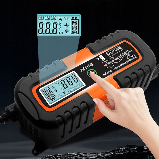Zenwire JMD-6S Autombatterieladegerät & Motorrad Batterieladegerät 6/12V