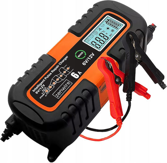 Zenwire JMD-6S Autombatterieladegerät & Motorrad Batterieladegerät 6/12V