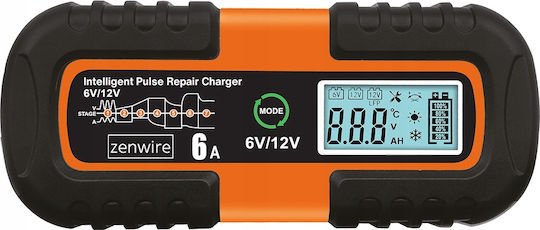 Zenwire JMD-6S Autombatterieladegerät & Motorrad Batterieladegerät 6/12V