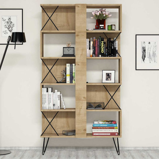 SteweHome Studentenmöbel-Set Für Schreibtisch Und Bibliothek - Eiche 120x60x78cm