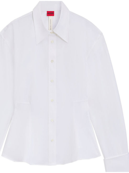 Emperor Women's Long Sleeve Shirt White