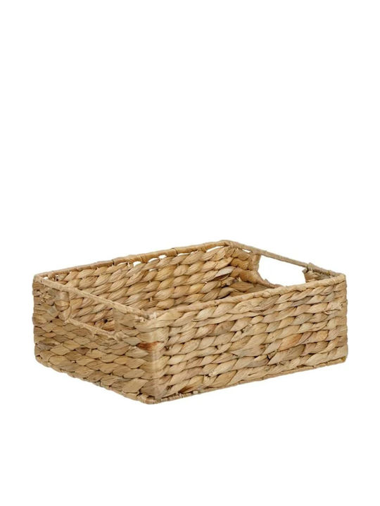 keleman Set Decorative Baskets Wicker Brown 3 Pieces