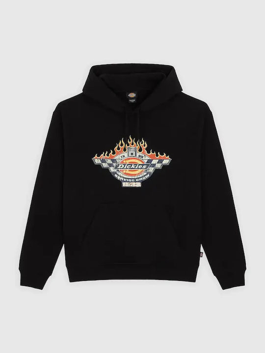 Herren Sweatshirt mit Kapuze Schwarz