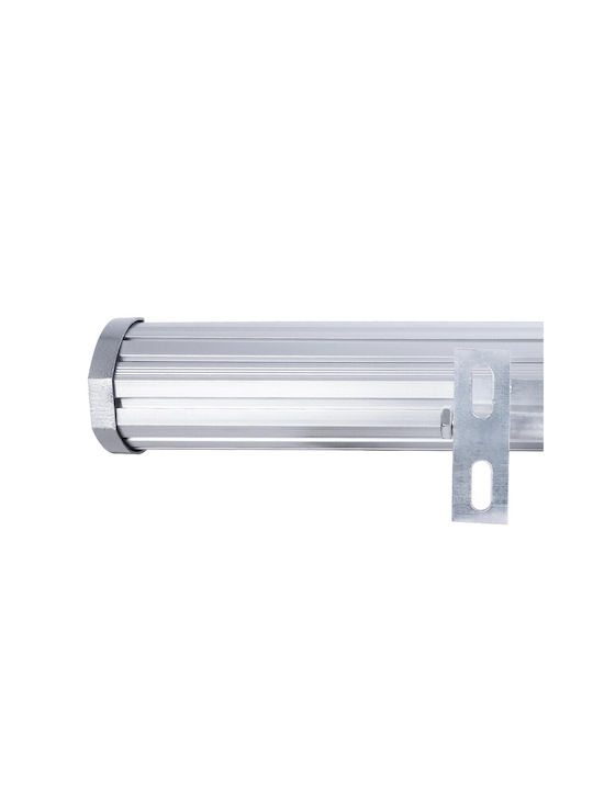 GloboStar Lampa De Podea Pentru Exterior LED Mașină De Spălat Pe Perete 48W Cu Alb Cald IP66 Gri