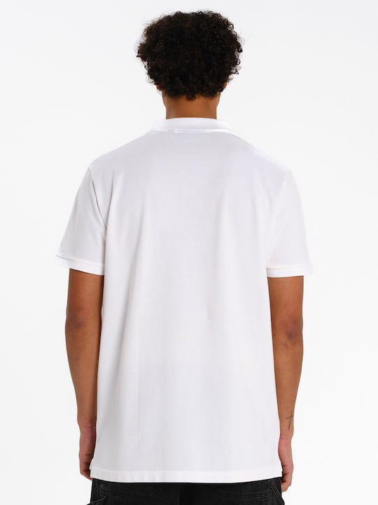 Polo Short Sleeve White Blouse