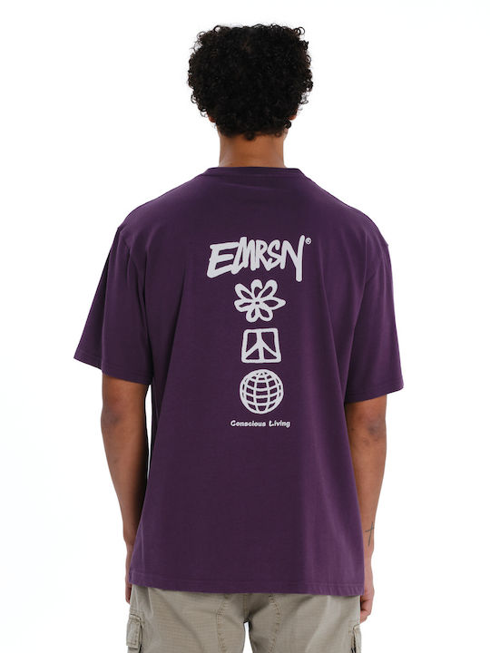 T-shirt Μωβ