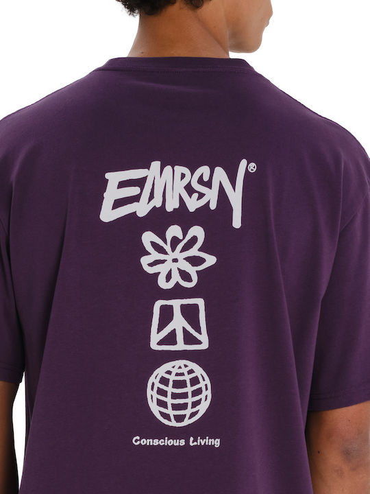 T-shirt Μωβ