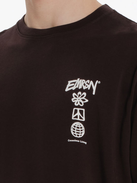 T-shirt COFFEE BROWN