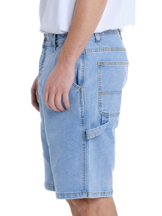 Men's Denim Shorts Light Blue