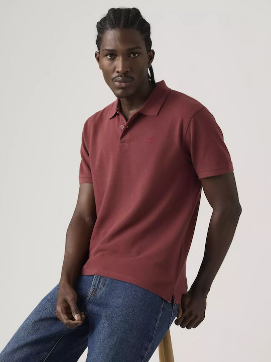 Polo Μπλούζα Κοντομάνικη Oxblood Red, Μαύρο