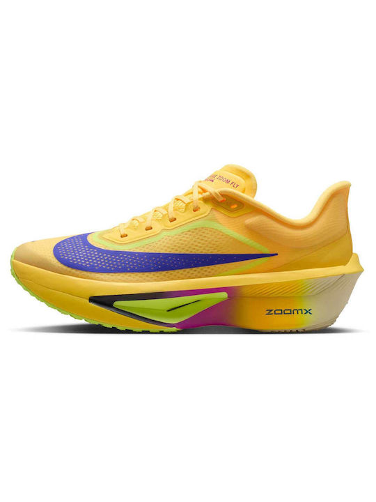 Zoom Fly 6 Ανδρικά Αθλητικά Παπούτσια Running Κίτρινα
