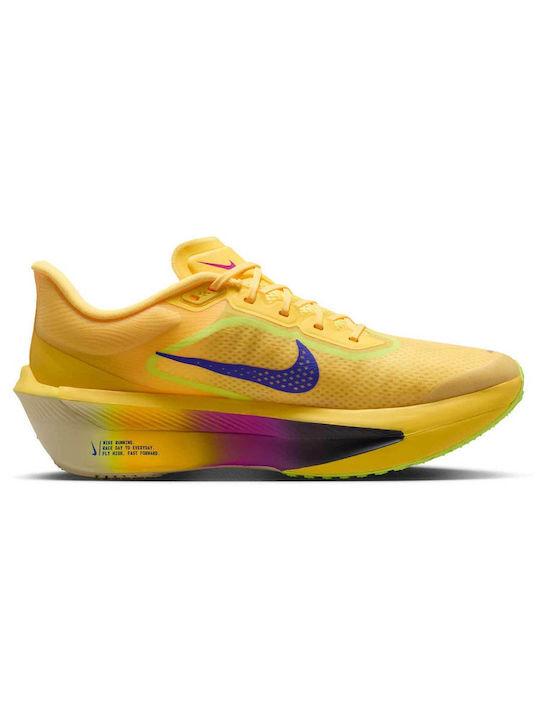 Zoom Fly 6 Ανδρικά Αθλητικά Παπούτσια Running Κίτρινα