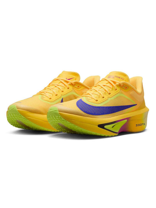 Zoom Fly 6 Ανδρικά Αθλητικά Παπούτσια Running Κίτρινα