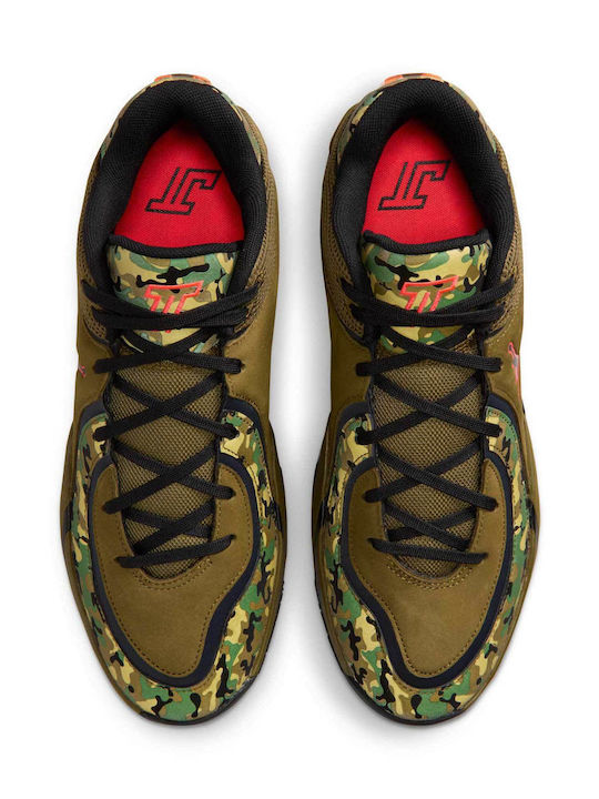 Tatum 4 First Ring Баскетболни Обувки Черни / Moss Green / Camper Green / Infrared 23