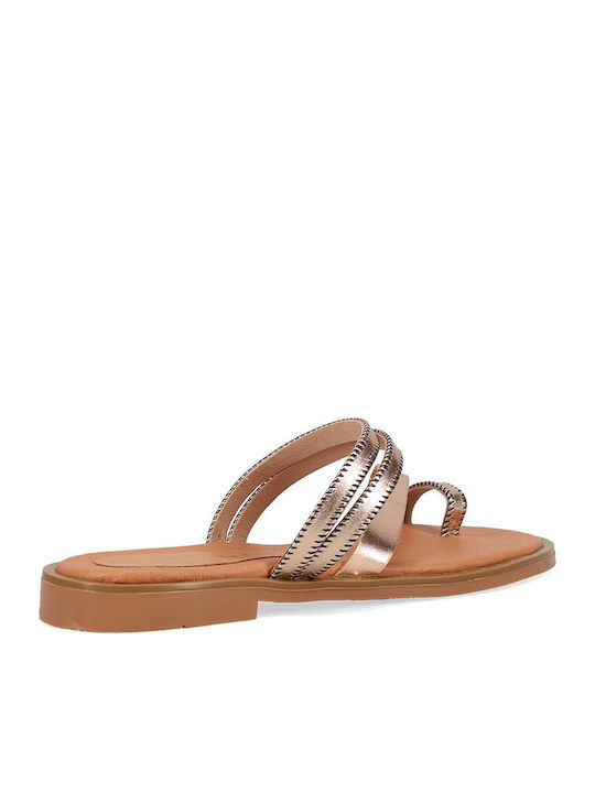 Sandale Casual Damă Roz Auriu