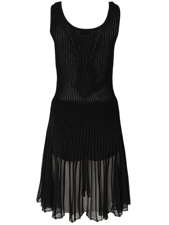Summer Midi Evening Dress Black