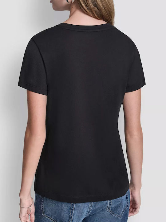 DKNY Тениска Черна DKNY Тениска Черна