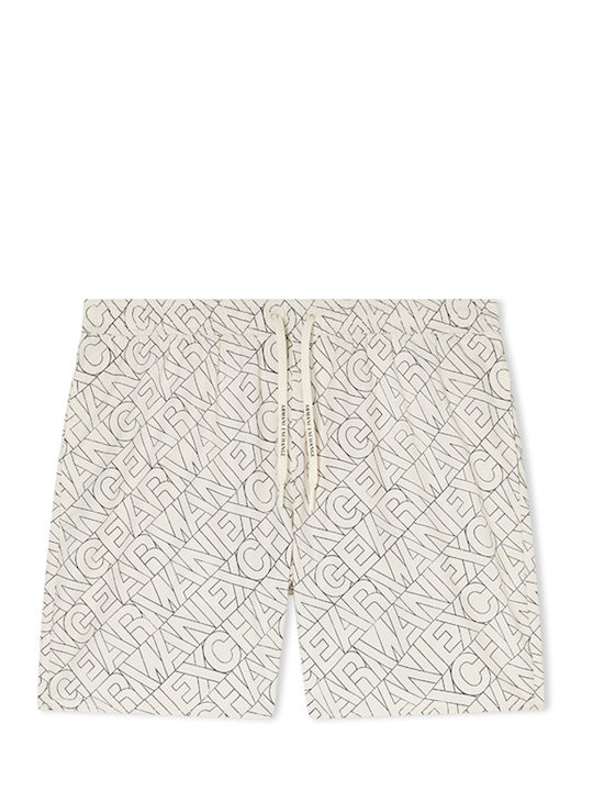 Men's Swimwear Shorts Ecru-Black