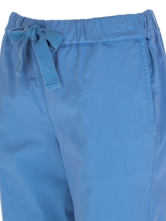 Γυναικείο Υφασμάτινο Παντελόνι Light Blue