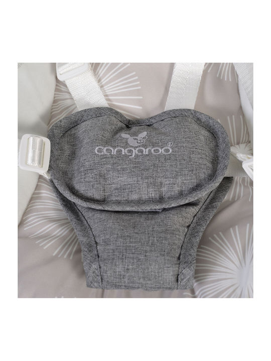 Cangaroo Electric Balansoar Bebe Cu Muzică Gri Pentru Copil Până la 9kg