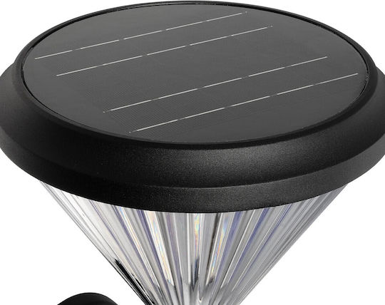 GloboStar Solar Floor Light Column 10W 1000lm Cold White 6000K with Photocell IP65 26x26x37cm