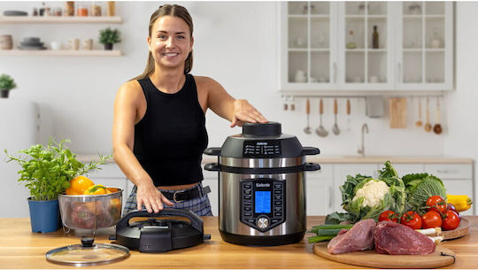 Salente Мултикукър 1500W с Капацитет 6л Сив