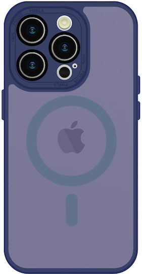 Tel Protect Umschlag Rückseite Kunststoff Marineblau (iPhone 15 Pro)