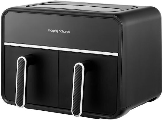Morphy Richards Air Fryer cu Două Coșuri Detașabile 7.2l Negru MUC-ADT4B
