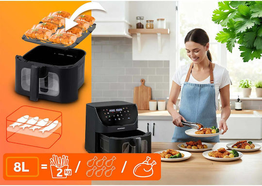 Berdsen Air Fryer 8l Black BD-660