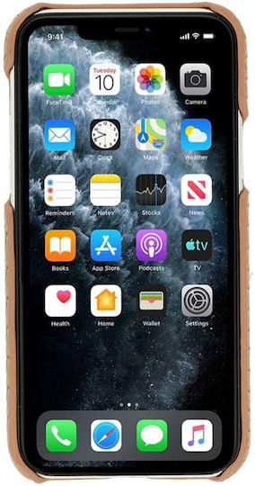 Vennus Wild Back Cover Δερματίνης Καφέ (Galaxy A21s)