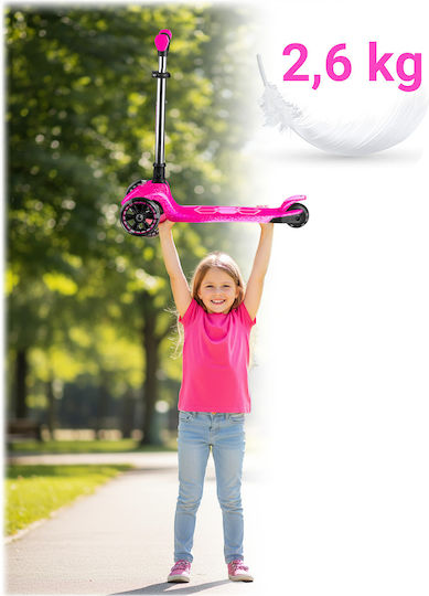 Ricokids Patinetă Copii cu 3 Roți Roz