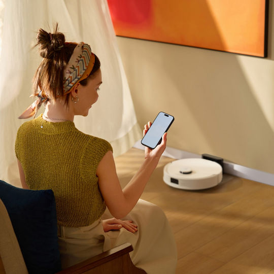 Roborock Q10 PF+ Прахосмукачка Робот с Лазерно Картографиране и Всмукателна Мощност 10000Pa Бяла