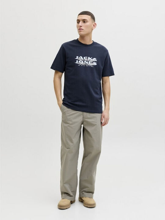 Jack & Jones Herrenblusen Kurzarm T-Shirt Outer Space