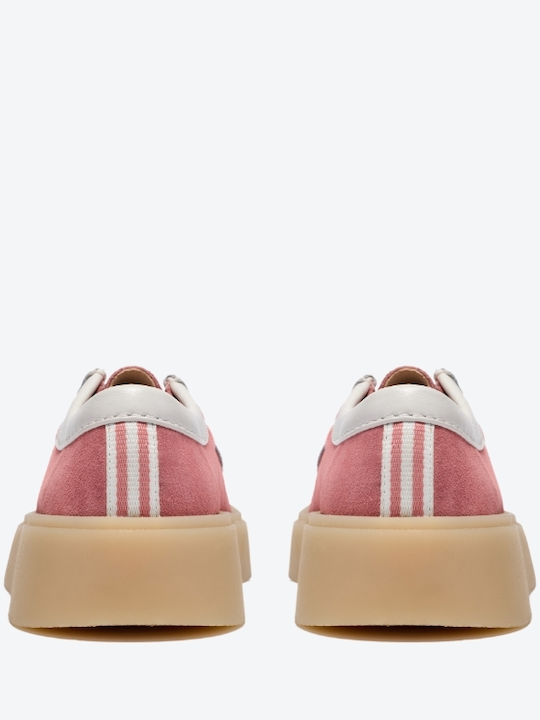 Torview Wallabee Suede Leather Women's Moccasins in Pink Colour