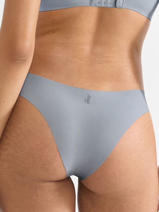 Damen-Slips Nahtlos Silber