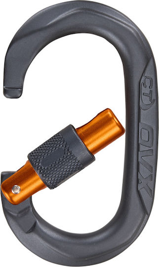 Climbing Technology Carabiner Ovx Alum Screw Gate Anthracite Anthracite