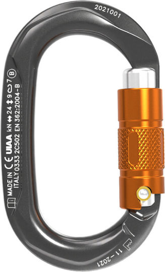 Climbing Technology Καραμπίνερ Ovx Alum Triplex Gate Anthracite Anthracite