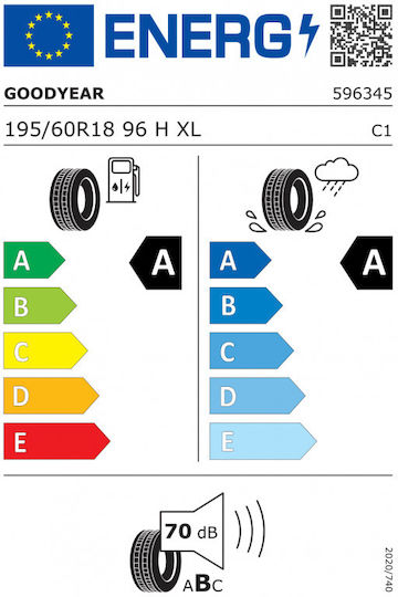 Goodyear Efficientgrip Performance 2 195/60R18 96H XL Sommerreifen für Passagierauto