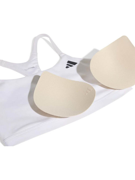 Women's White Sports Bra