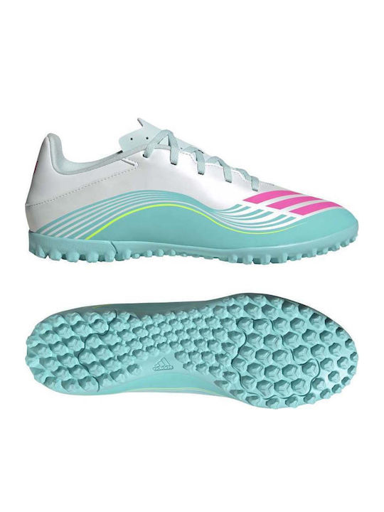 adidas F50 Messi Club Футболни Обувки с Гумена Подметка TF Бели