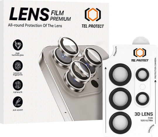 Tempered Glass Tel Protect 3d Lens On Camera Samsung Galaxy S26 Ultra Black Lens 5 Pieces