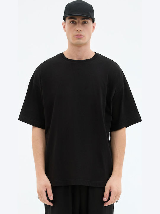 Herrenbluse Kurzarm Schwarz