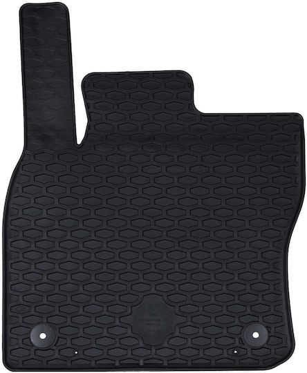 vidaXL Set Front and Back Car Mats 4 Pieces for Seat Ateca Skoda Karoq 2016 Black