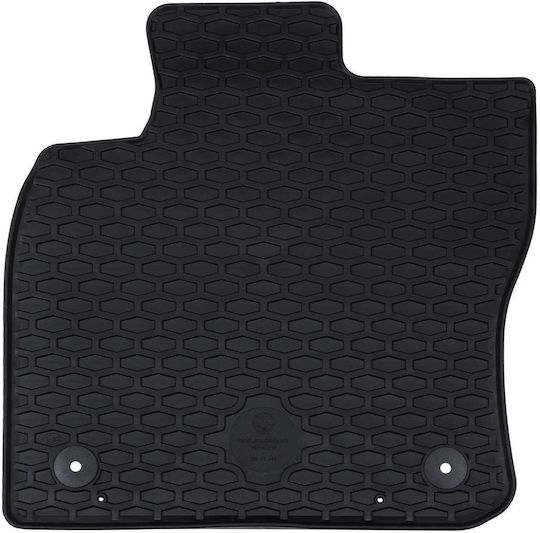 vidaXL Set of Front and Rear Mats 4pcs for Volkswagen Caddy Ford Tourneo / Tourneo Connect 2020 Black