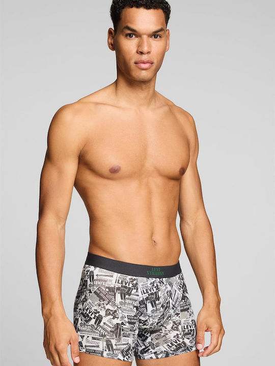 Herren Boxershorts Schwarz/Grün 2er Pack