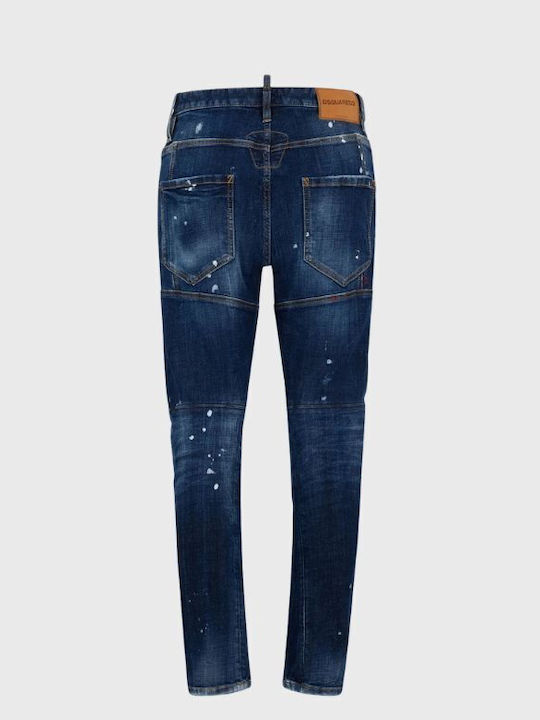 Ανδρικό Παντελόνι Τζιν με Slim Εφαρμογή Blue