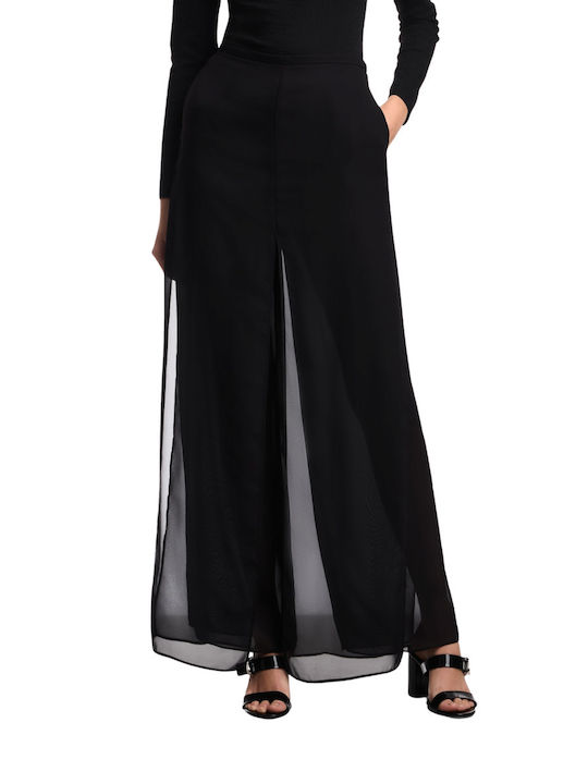 Damen Stoffhose Schwarz